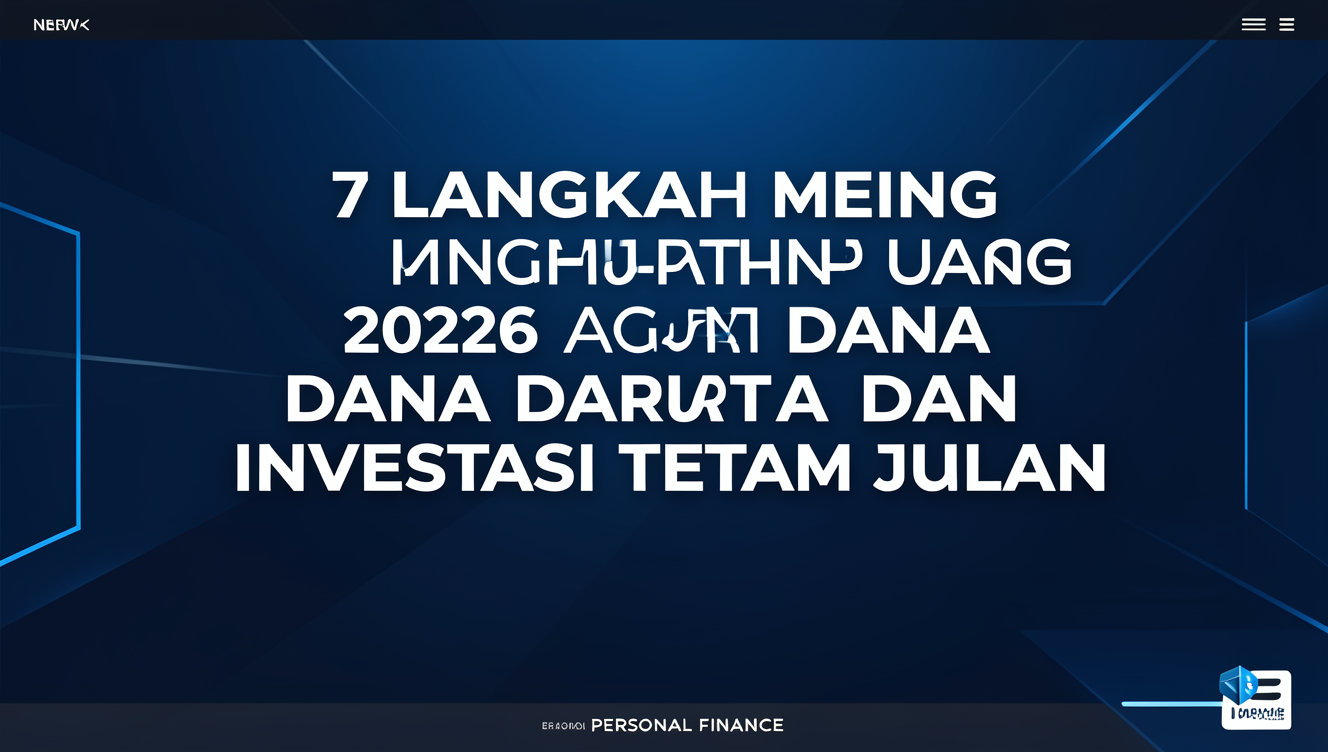 7 Langkah Mengatur Uang di 2026 agar Dana Darurat dan Investasi Tetap Jalan