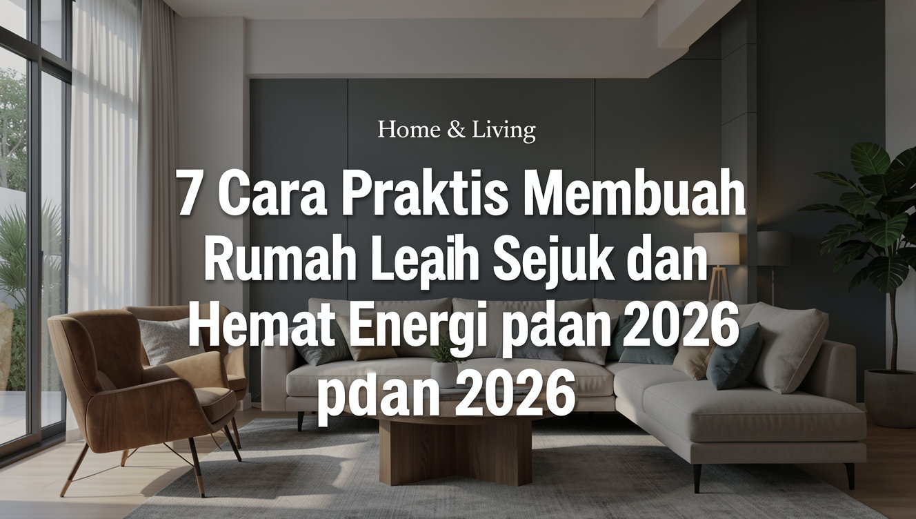 7 Cara Praktis Membuat Rumah Lebih Sejuk dan Hemat Energi pada 2026