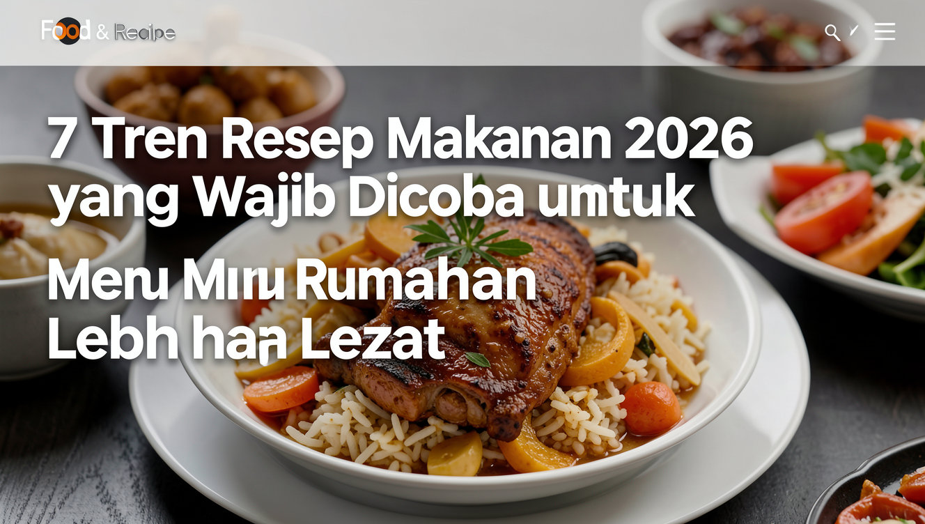 7 Tren Resep Makanan 2026 yang Wajib Dicoba untuk Menu Rumahan Lebih Lezat
