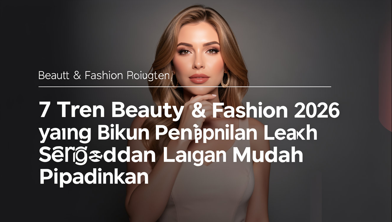 7 Tren Beauty & Fashion 2026 yang Bikin Penampilan Lebih Segar dan Mudah Dipadukan