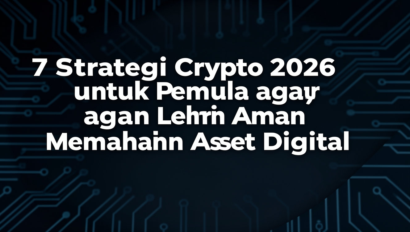 7 Strategi Crypto 2026 untuk Pemula agar Lebih Aman Memahami Aset Digital