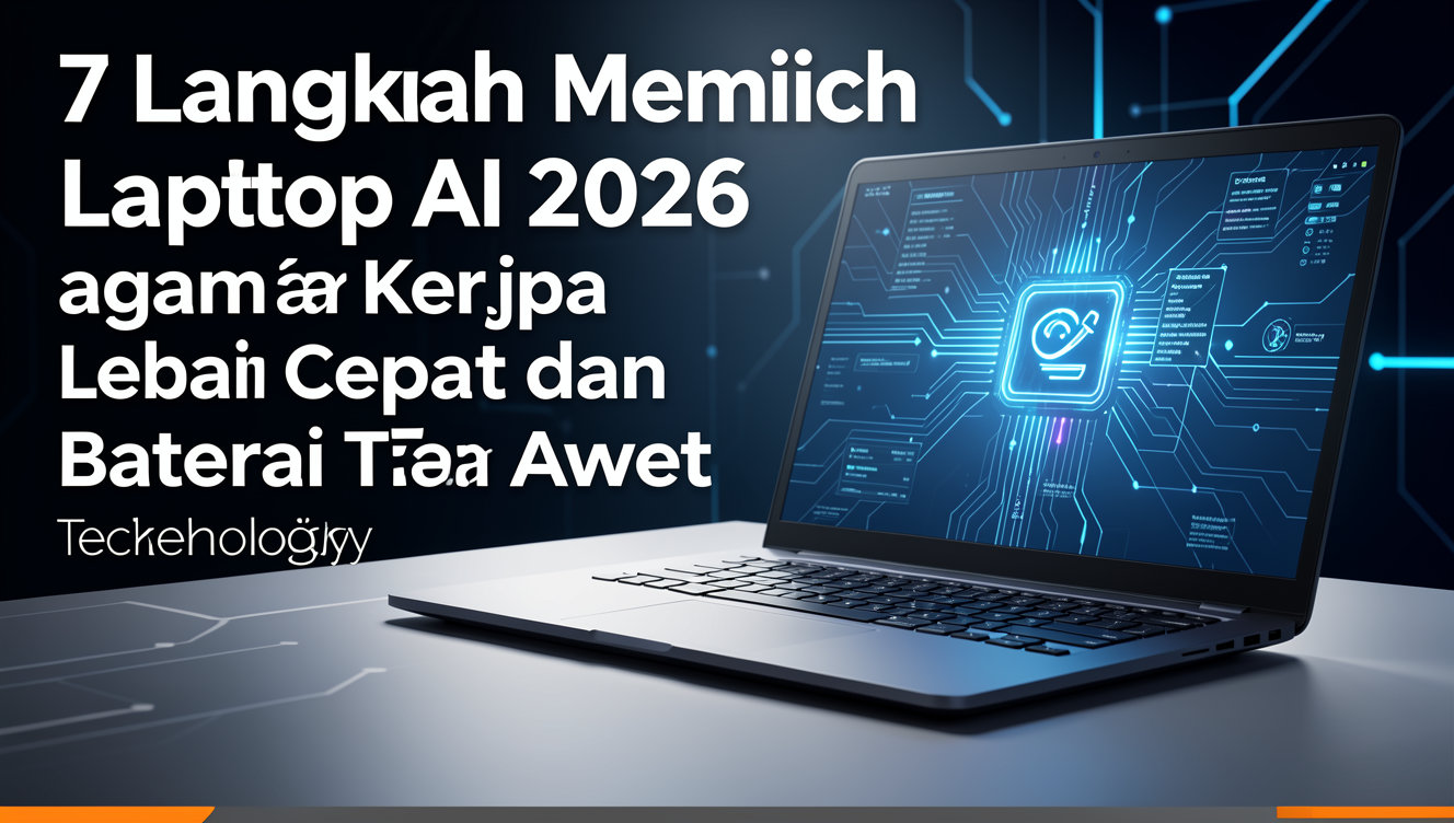 7 Langkah Memilih Laptop AI 2026 agar Kerja Lebih Cepat dan Baterai Tetap Awet