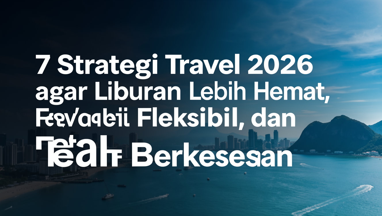 7 Strategi Travel 2026 agar Liburan Lebih Hemat, Fleksibel, dan Tetap Berkesan