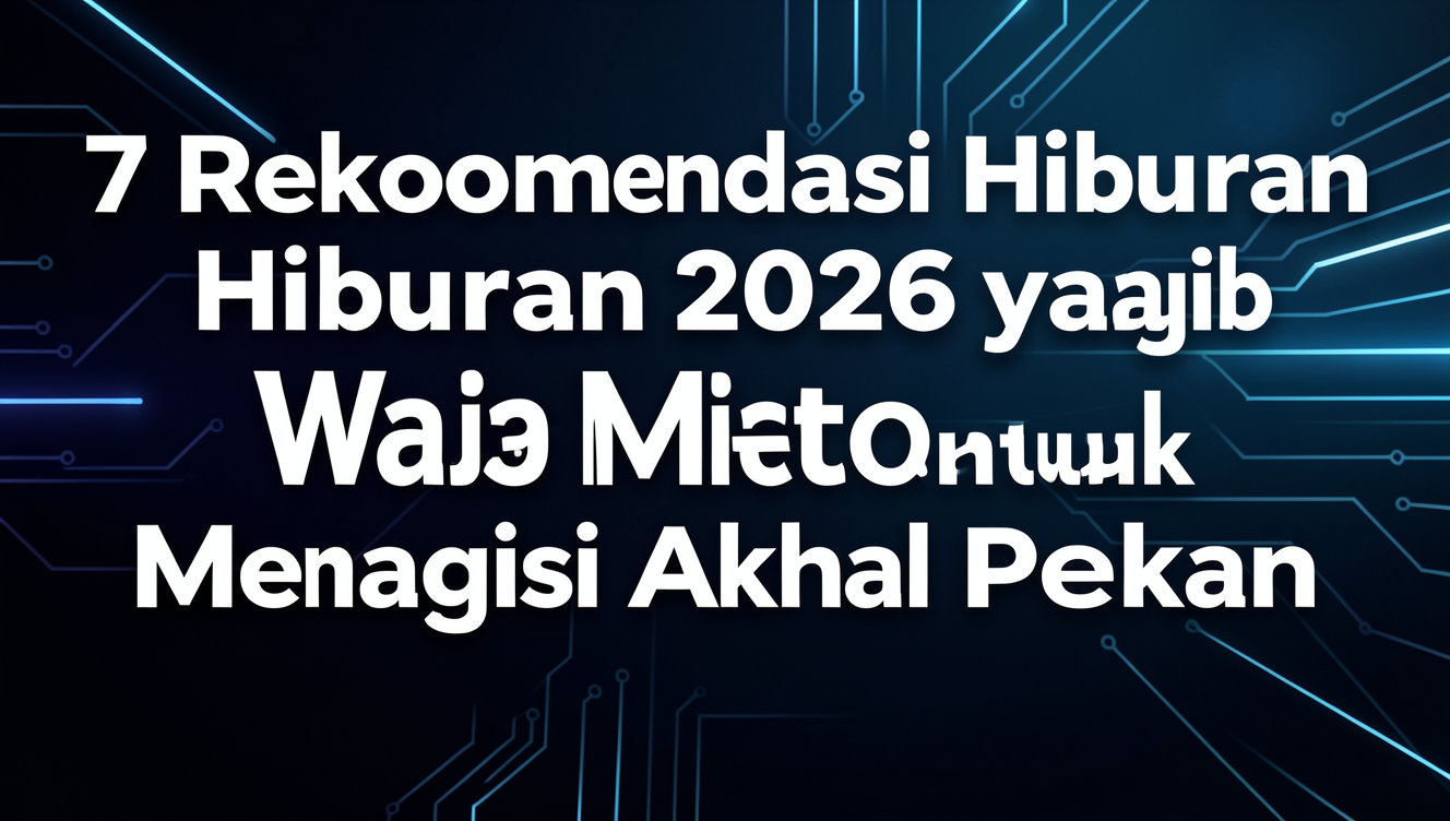 7 Rekomendasi Hiburan 2026 yang Wajib Masuk Watchlist untuk Mengisi Akhir Pekan
