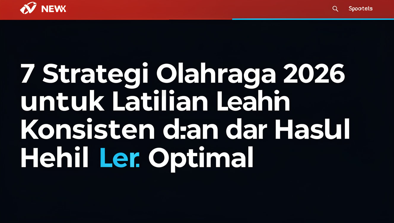 7 Strategi Olahraga 2026 untuk Latihan Lebih Konsisten dan Hasil Lebih Optimal