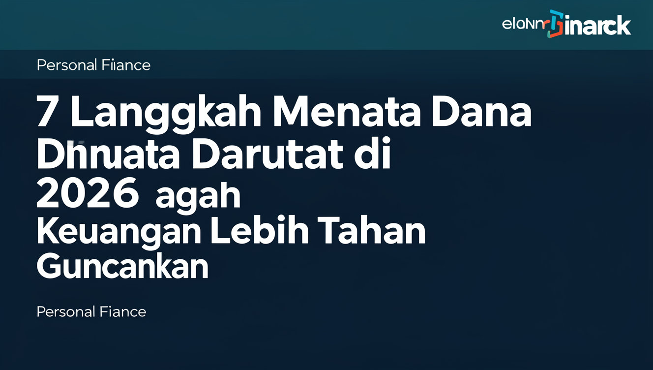 7 Langkah Menata Dana Darurat di 2026 agar Keuangan Lebih Tahan Guncangan