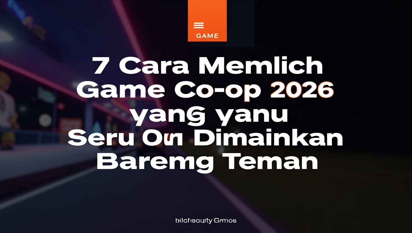 7 Cara Memilih Game Co-op 2026 yang Seru Dimainkan Bareng Teman
