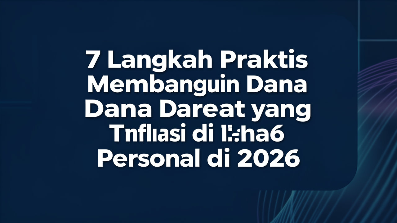 7 Langkah Praktis Membangun Dana Darurat yang Tahan Inflasi di 2026