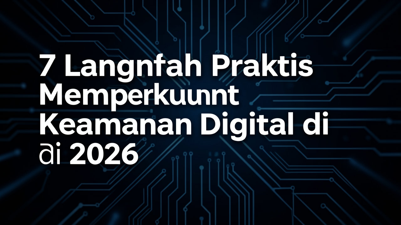 7 Langkah Praktis Memperkuat Keamanan Digital di 2026