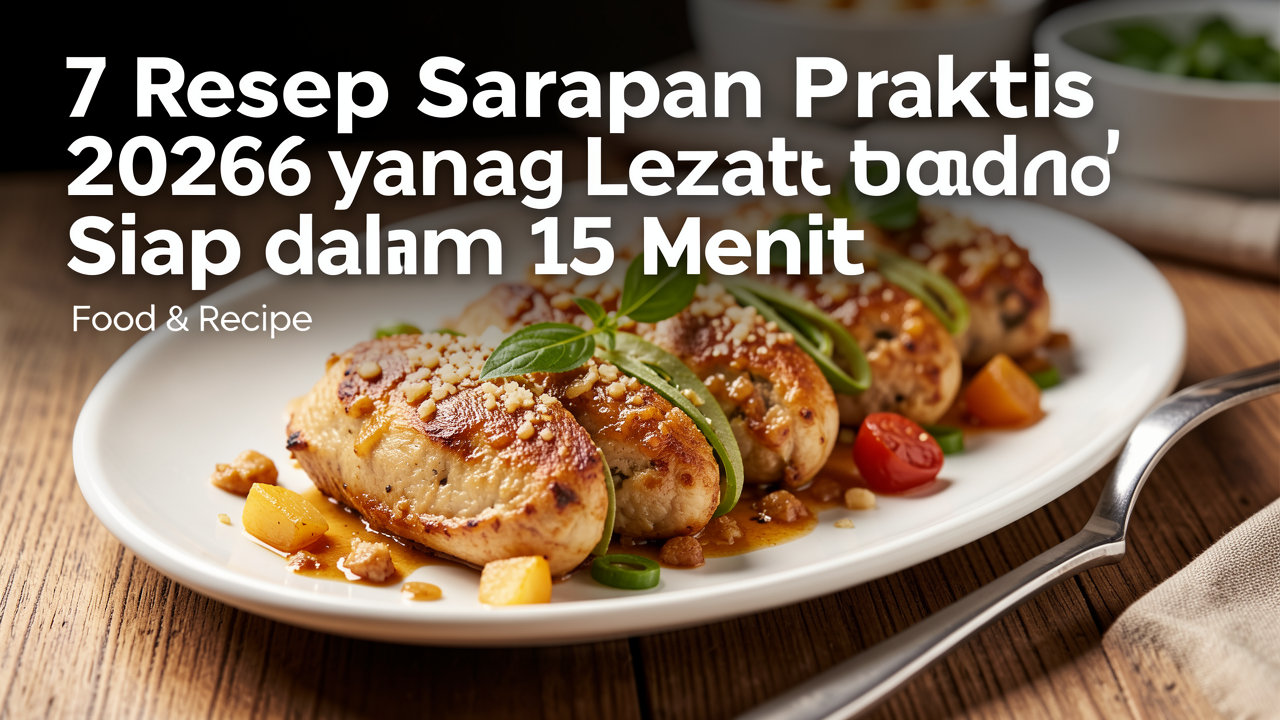 7 Resep Sarapan Praktis 2026 yang Lezat dan Siap dalam 15 Menit