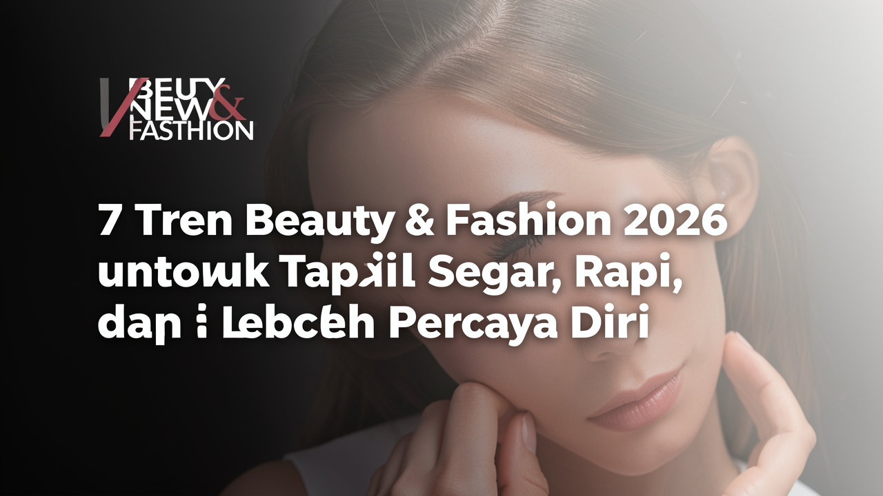 7 Tren Beauty & Fashion 2026 untuk Tampil Segar, Rapi, dan Lebih Percaya Diri
