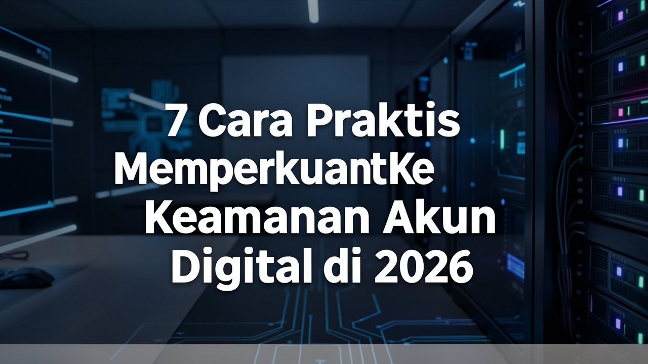 7 Cara Praktis Memperkuat Keamanan Akun Digital di 2026