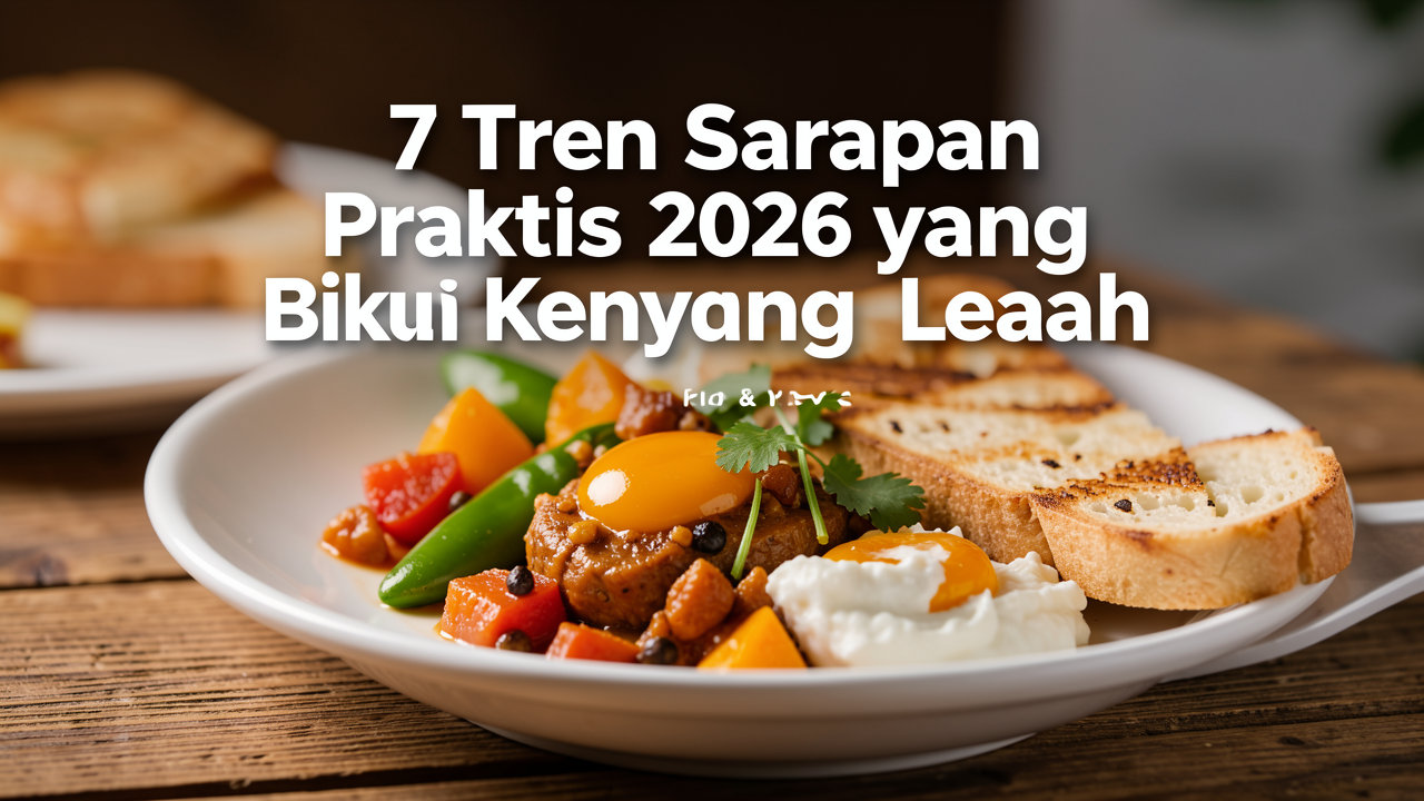 7 Tren Sarapan Praktis 2026 yang Bikin Kenyang Lebih Lama