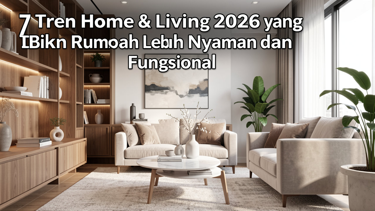 7 Tren Home & Living 2026 yang Bikin Rumah Lebih Nyaman dan Fungsional