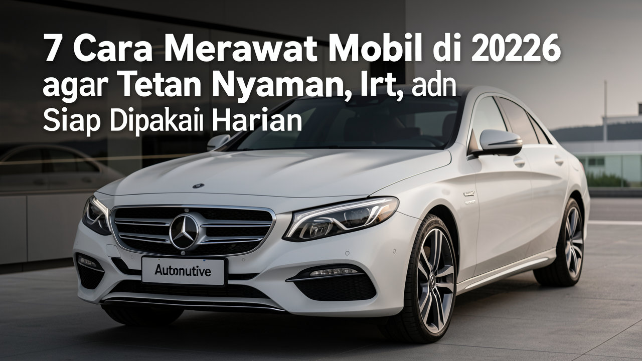 7 Cara Merawat Mobil di 2026 agar Tetap Nyaman, Irit, dan Siap Dipakai Harian