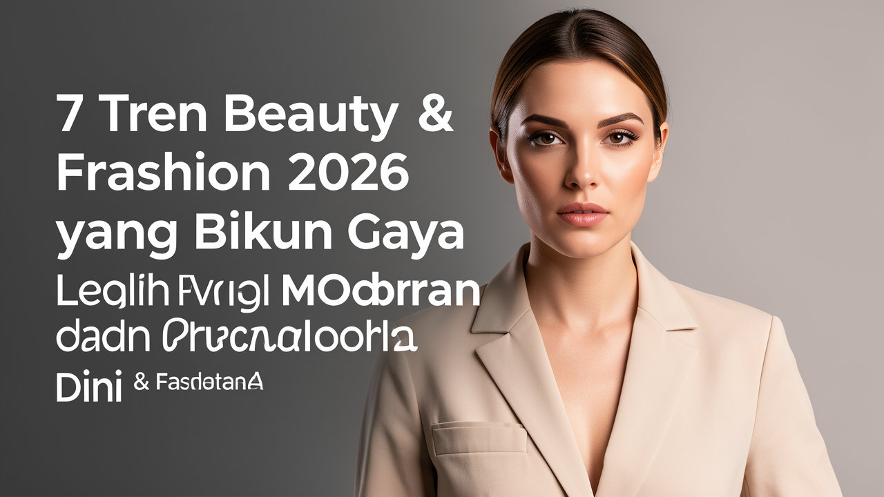 7 Tren Beauty & Fashion 2026 yang Bikin Gaya Lebih Modern dan Percaya Diri