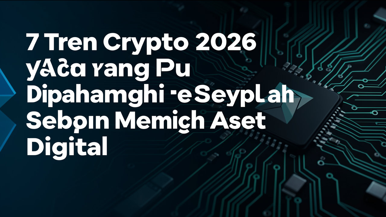 7 Tren Crypto 2026 yang Perlu Dipahami Sebelum Memilih Aset Digital