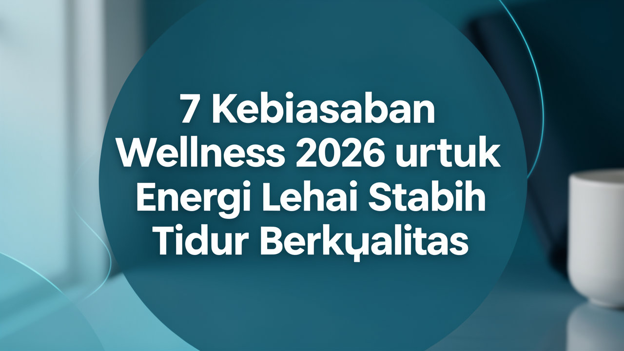 7 Kebiasaan Wellness 2026 untuk Energi Lebih Stabil dan Tidur Berkualitas