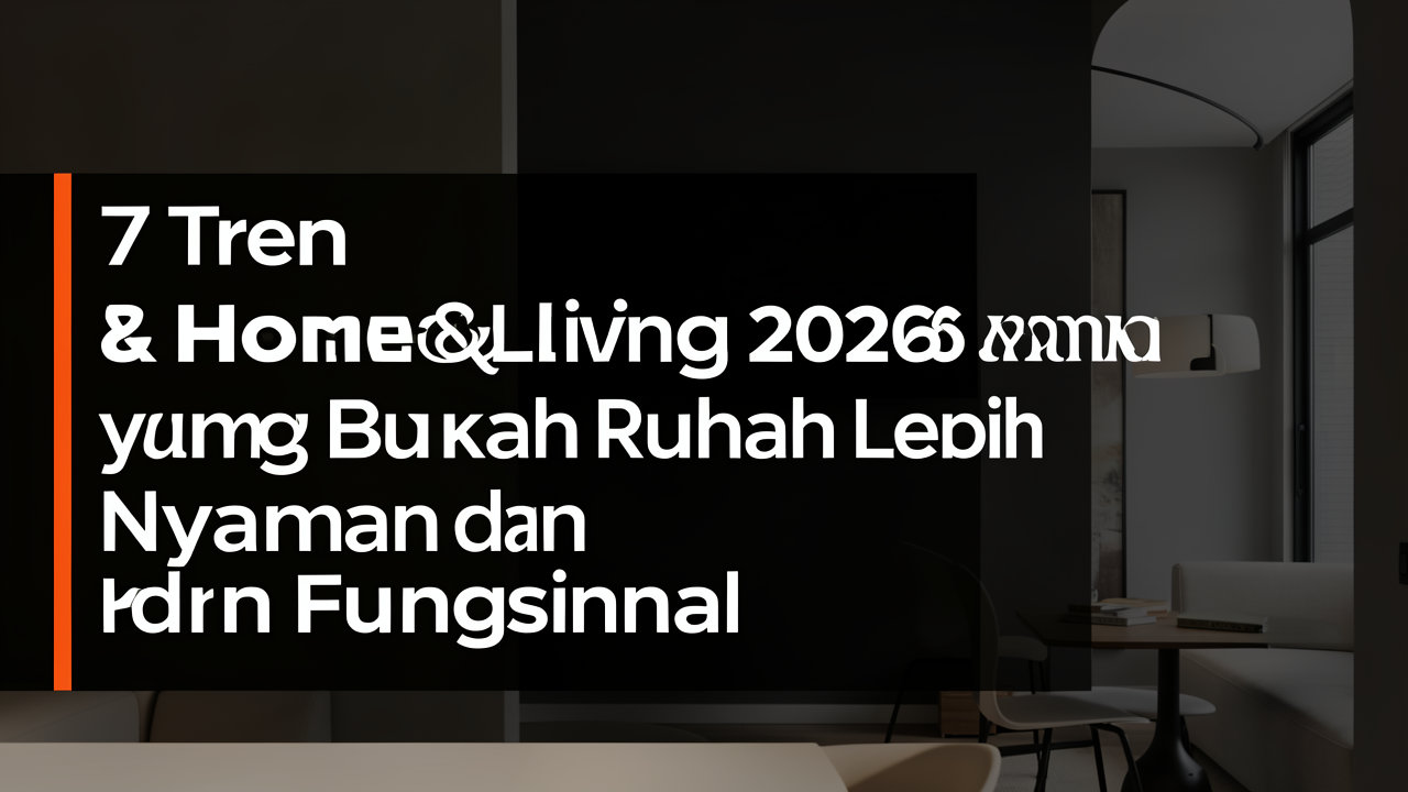 7 Tren Home & Living 2026 yang Bikin Rumah Lebih Nyaman dan Fungsional