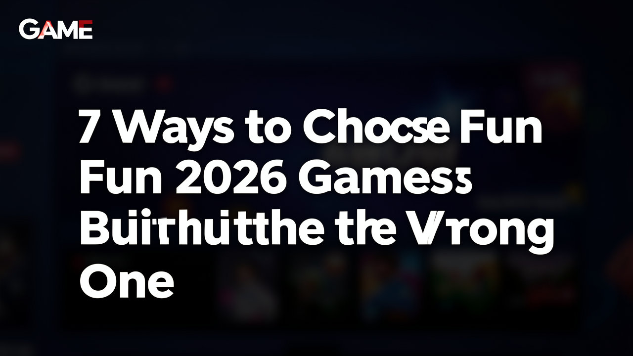 7 Cara Memilih Game 2026 yang Seru Tanpa Salah Beli