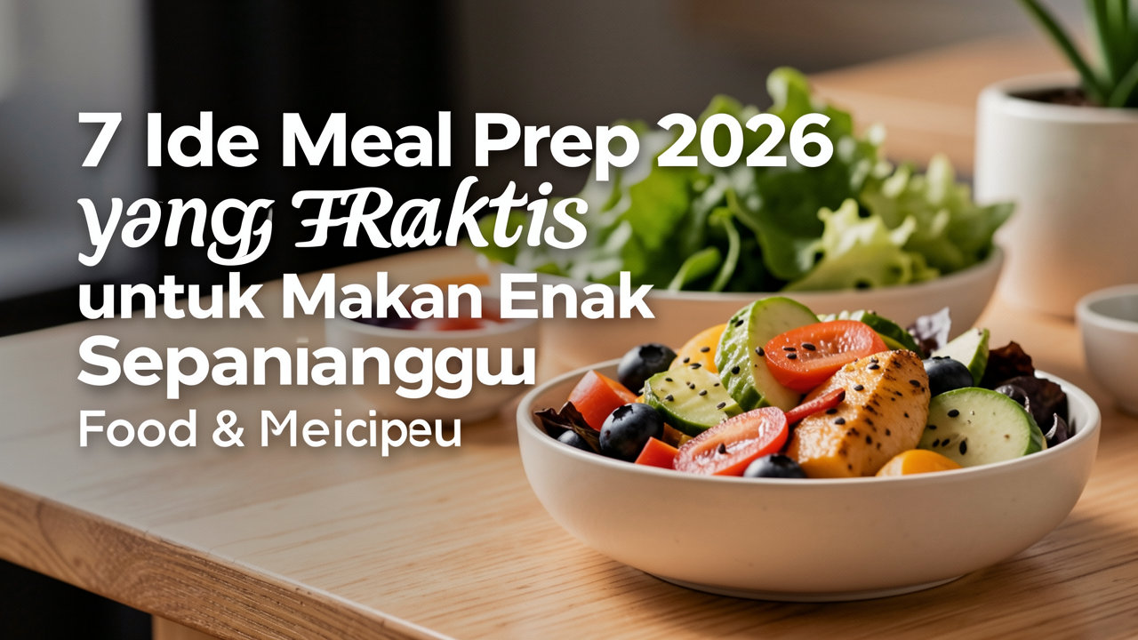 7 Ide Meal Prep 2026 yang Praktis untuk Makan Enak Sepanjang Minggu