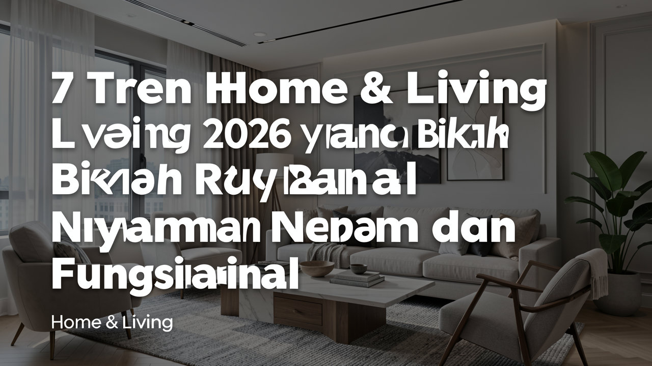 7 Tren Home & Living 2026 yang Bikin Rumah Lebih Nyaman dan Fungsional