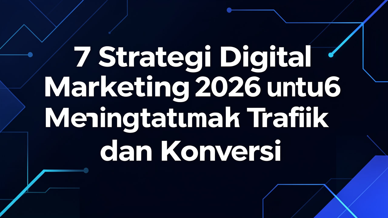 7 Strategi Digital Marketing 2026 untuk Meningkatkan Trafik dan Konversi