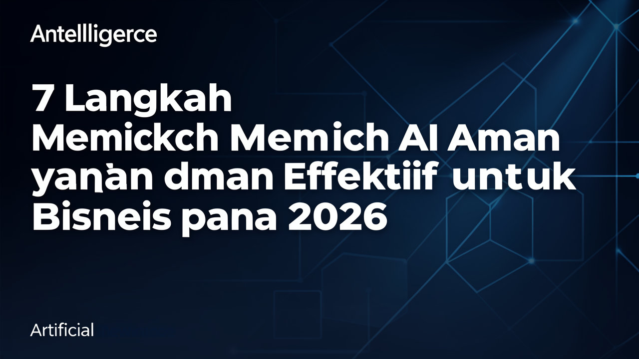 7 Langkah Memilih AI Agent yang Aman dan Efektif untuk Bisnis pada 2026