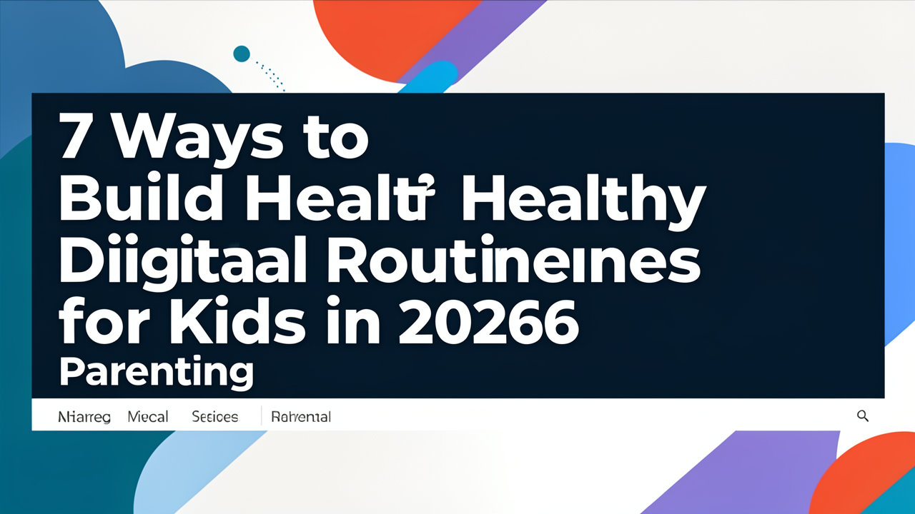7 Cara Membangun Rutinitas Digital Anak yang Sehat di 2026