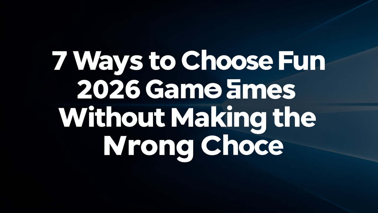7 Cara Memilih Game 2026 yang Seru Tanpa Salah Pilih