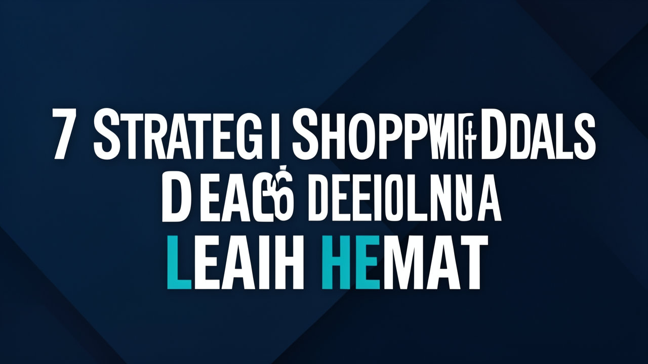 7 Strategi Shopping Deals 2026 agar Belanja Online Lebih Hemat