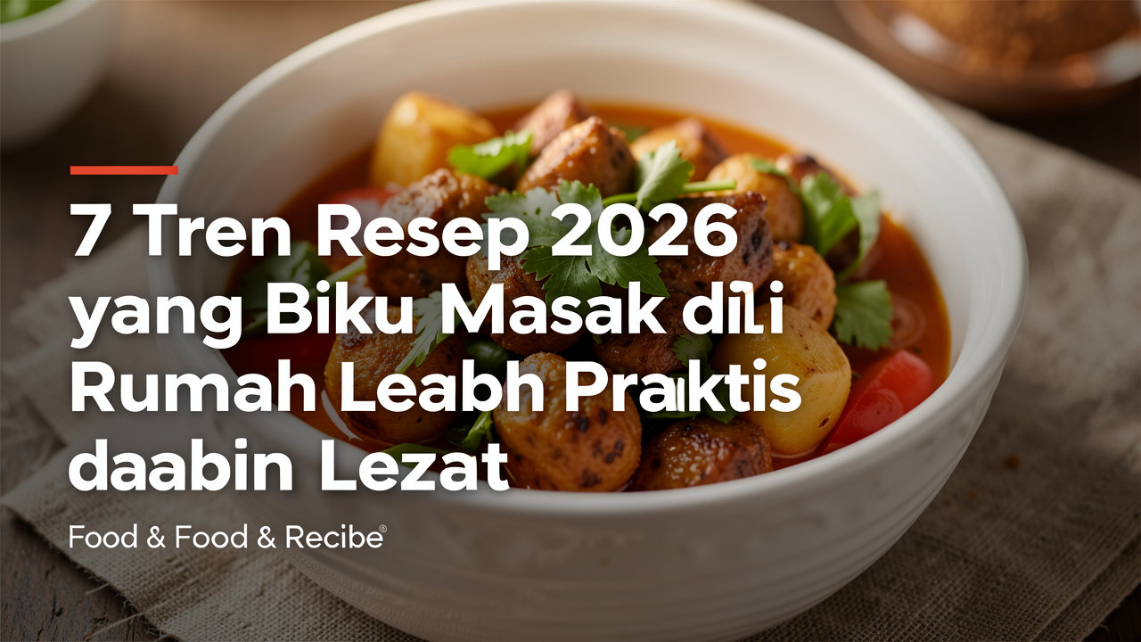 7 Tren Resep 2026 yang Bikin Masak di Rumah Lebih Praktis dan Lezat