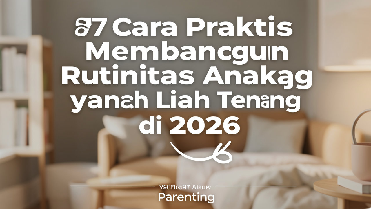 7 Cara Praktis Membangun Rutinitas Anak yang Lebih Tenang di 2026