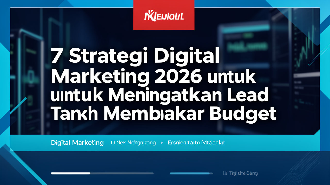 7 Strategi Digital Marketing 2026 untuk Meningkatkan Lead Tanpa Membakar Budget