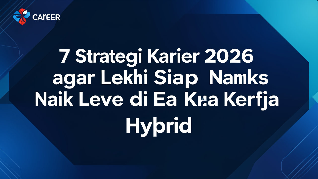 7 Strategi Karier 2026 agar Lebih Siap Naik Level di Era Kerja Hybrid