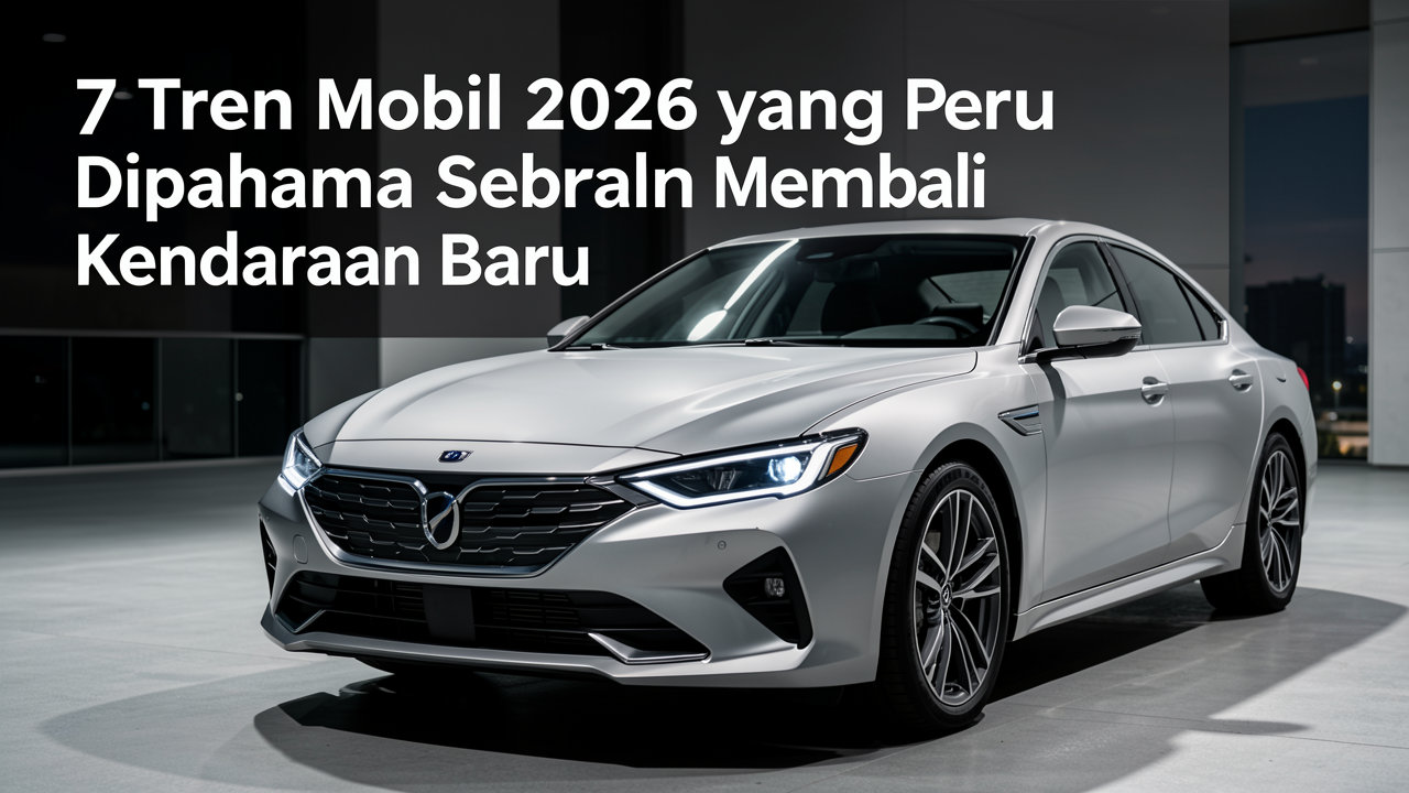 7 Tren Mobil 2026 yang Perlu Dipahami Sebelum Membeli Kendaraan Baru