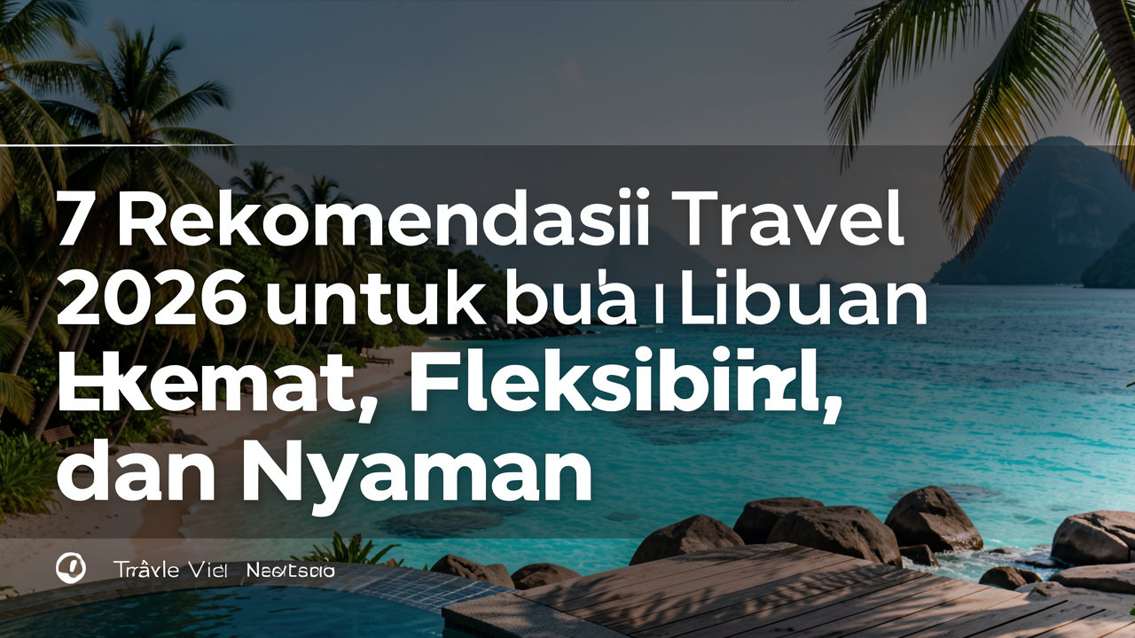 7 Rekomendasi Travel 2026 untuk Liburan Lebih Hemat, Fleksibel, dan Nyaman