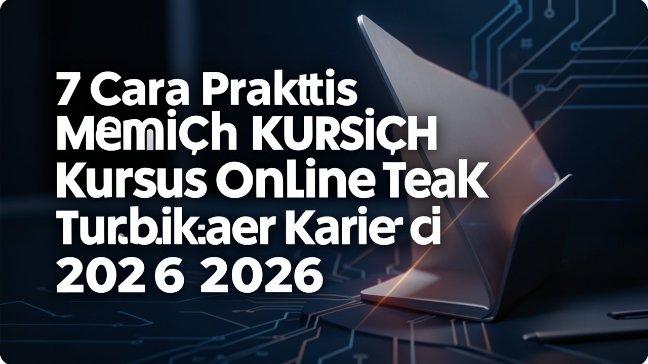 7 Cara Praktis Memilih Kursus Online Terbaik untuk Karier di 2026