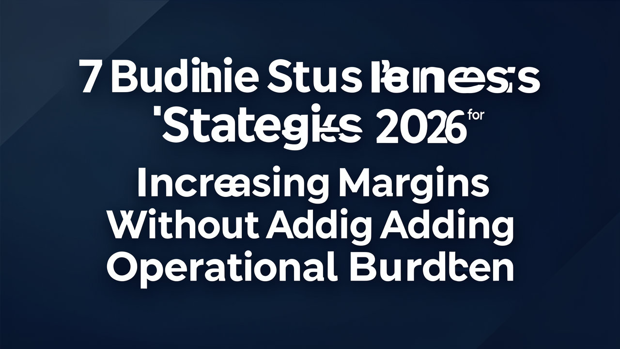 7 Strategi Bisnis 2026 untuk Meningkatkan Margin Tanpa Menambah Beban Operasional