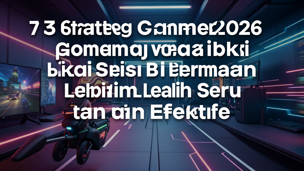 7 Strategi Game 2026 yang Bikin Sesi Bermain Lebih Seru dan Efektif