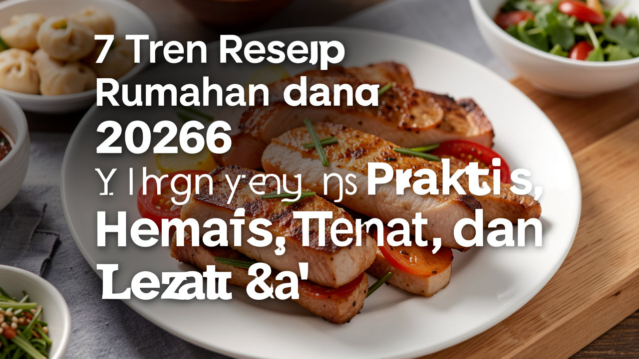 7 Tren Resep Rumahan 2026 yang Praktis, Hemat, dan Tetap Lezat