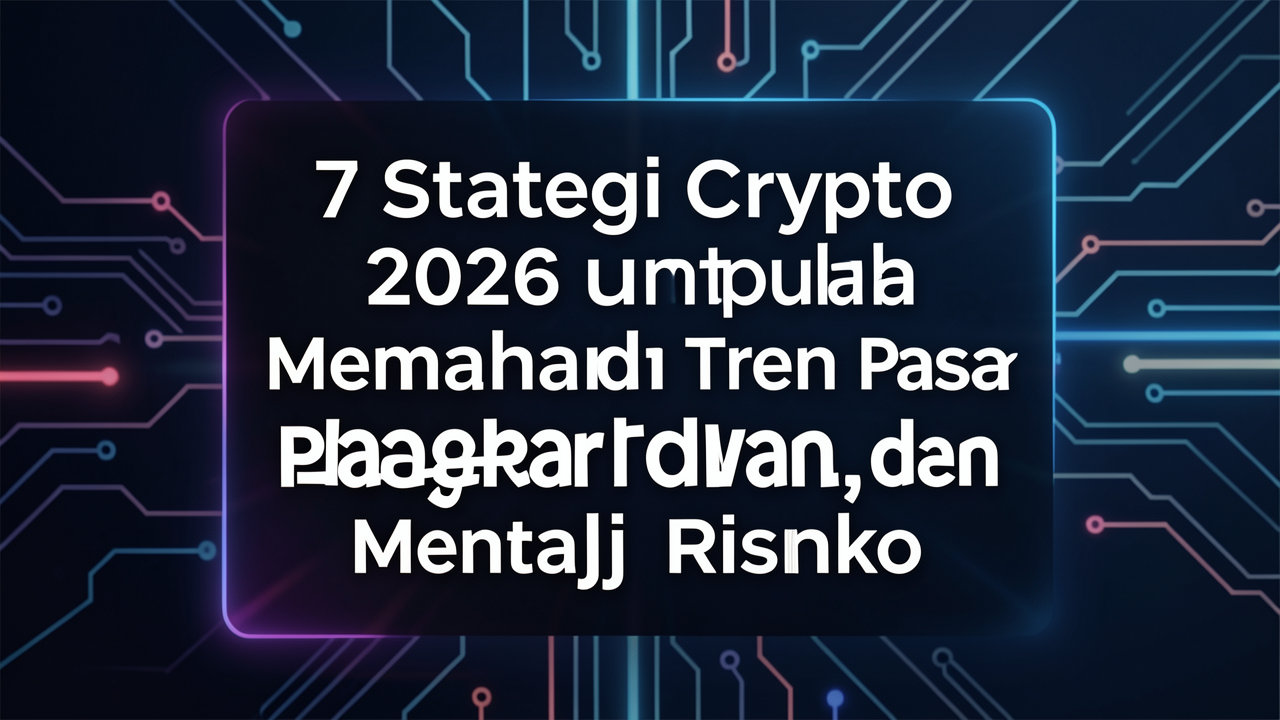 7 Strategi Crypto 2026 untuk Memahami Tren Pasar dan Mengelola Risiko