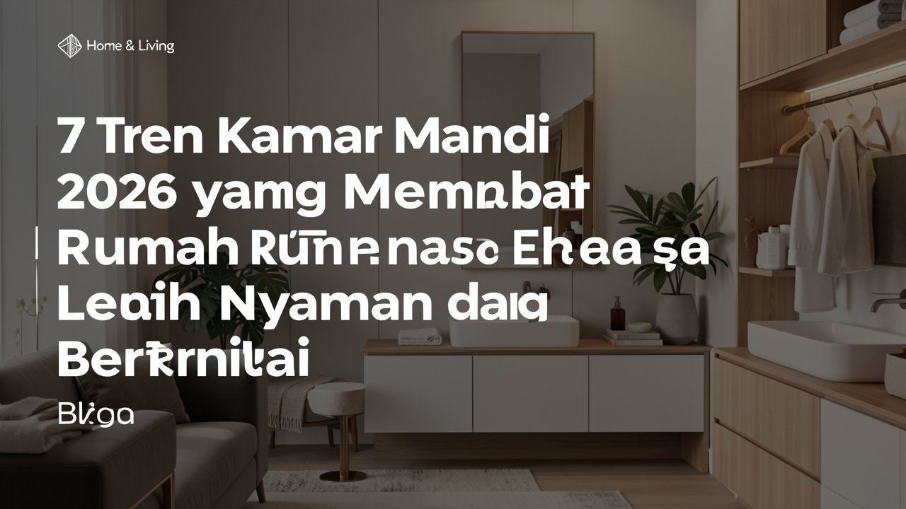 7 Tren Kamar Mandi 2026 yang Membuat Rumah Terasa Lebih Nyaman dan Bernilai