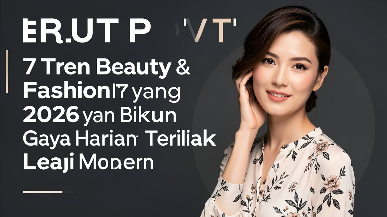 7 Tren Beauty & Fashion 2026 yang Bikin Gaya Harian Terlihat Lebih Modern