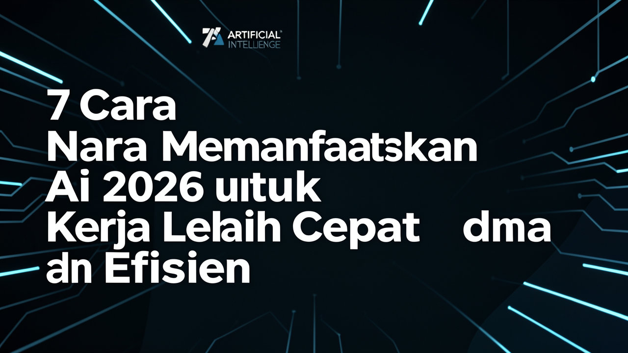 7 Cara Memanfaatkan AI di 2026 untuk Kerja Lebih Cepat dan Efisien