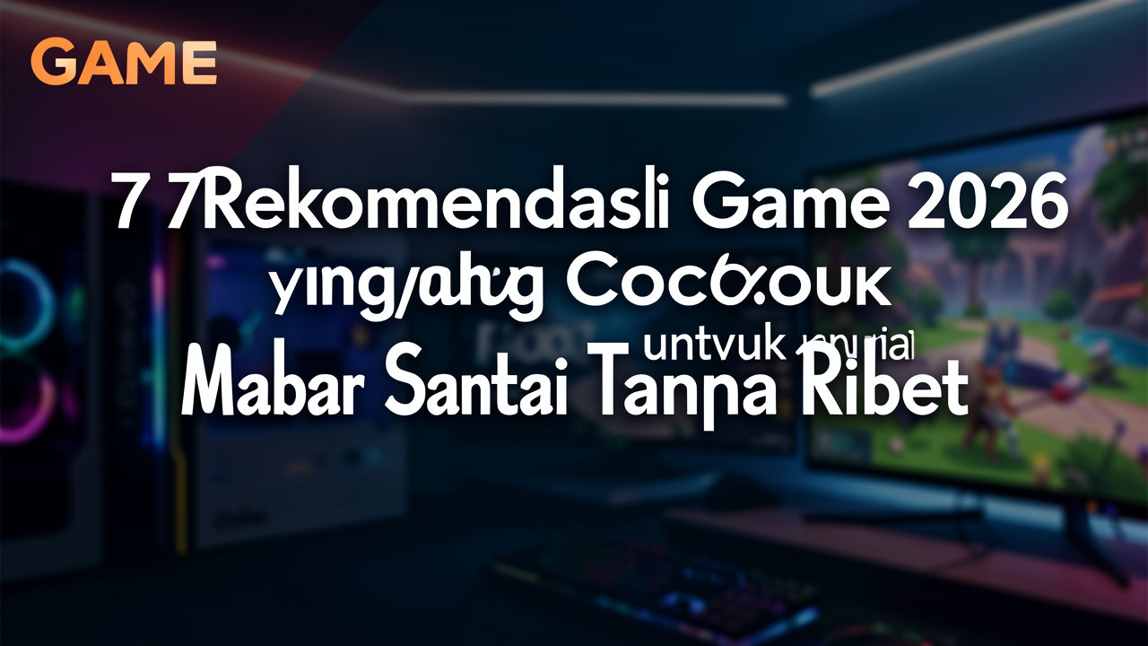 7 Rekomendasi Game 2026 yang Cocok untuk Mabar Santai Tanpa Ribet