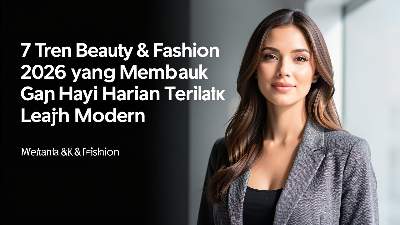 7 Tren Beauty & Fashion 2026 yang Membuat Gaya Harian Terlihat Lebih Modern