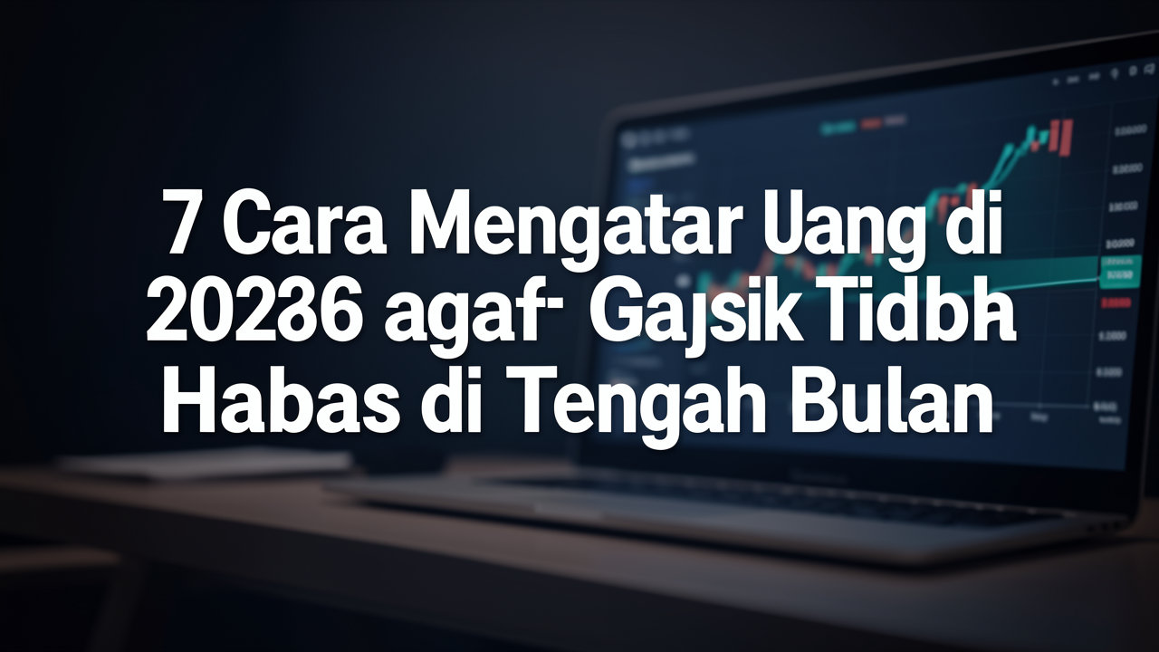 7 Cara Mengatur Uang di 2026 agar Gaji Tidak Habis di Tengah Bulan