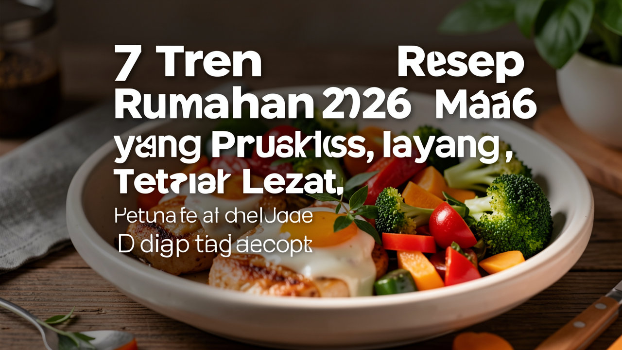 7 Tren Resep Rumahan 2026 yang Praktis, Hemat, dan Tetap Lezat