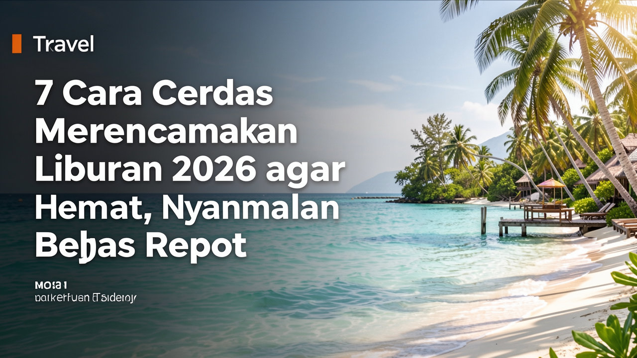 7 Cara Cerdas Merencanakan Liburan 2026 agar Hemat, Nyaman, dan Bebas Repot